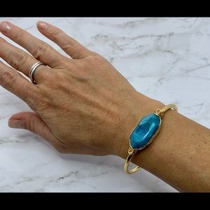 Green Jade Bangle Bracelet